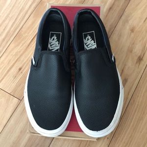 black slip on vans